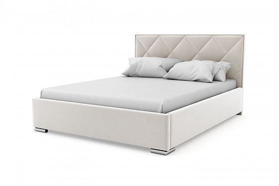 Кровать "Марсель" 1600 с ламелями - Кровать "Марсель" 1600 с ламелями, Цвет: Белый 002