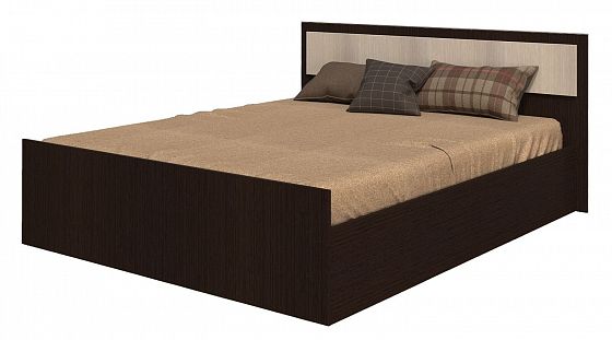 Кровать "Фиеста" 1600 мм Цвет: Венге/Лоредо