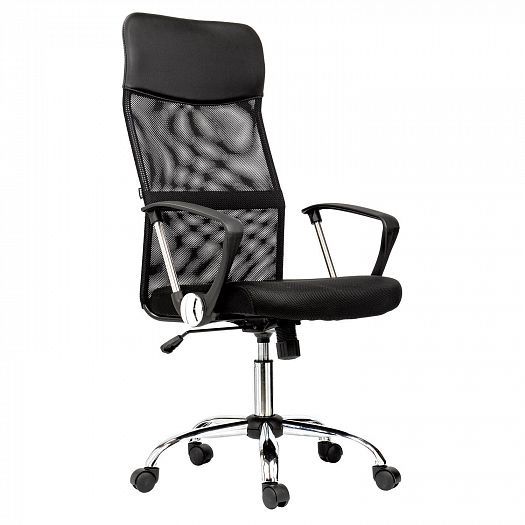 Кресло "Flash MG-302" с подлокотниками - Кресло "Flash MG-302" с подлокотниками, Цвет: Черный