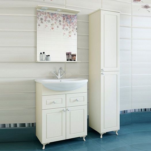 Комплект мебели для ванной "Софи" - Белый