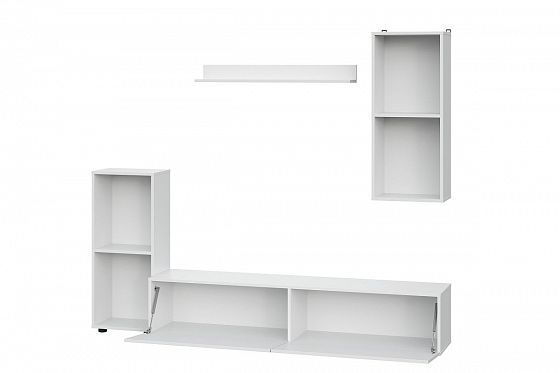Мебель для гостиной "МГС 10" (NN-Мебель) - Белый, внутреннее наполнение