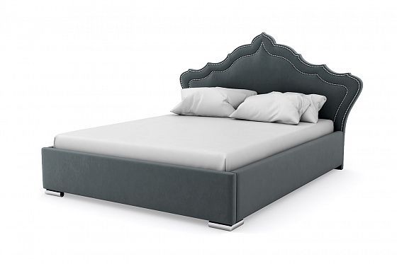 Кровать "Maple" 1600 с ламелями - Кровать "Maple" 1600 с ламелями, Цвет: Серый 017