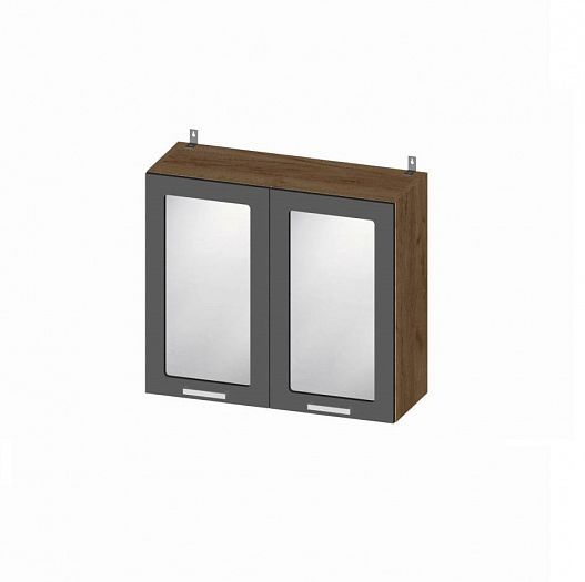 Шкаф верхний со стеклом "Флореаль" ШВС 800 - схематичный вид