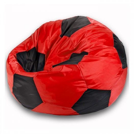 Кресло-мешок "Мяч 80" - Цвет: Оксфорд Красный/Черный