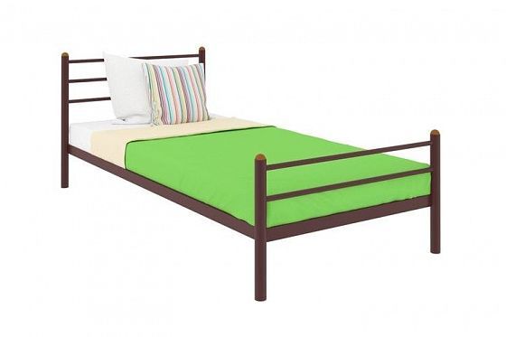 Кровать "Милана мини Plus" 900 мм (ламели) - Цвет: Коричневый
