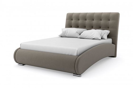 Кровать "Prova" 900 с ламелями - Кровать "Prova" 900 с ламелями, Цвет: Серый 112