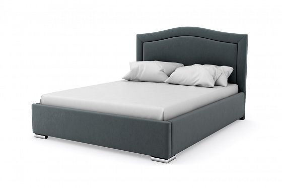 Кровать "Valeri LUX" 900 с ламелями - Кровать "Valeri LUX" 900 с ламелями, Цвет: Серый 017