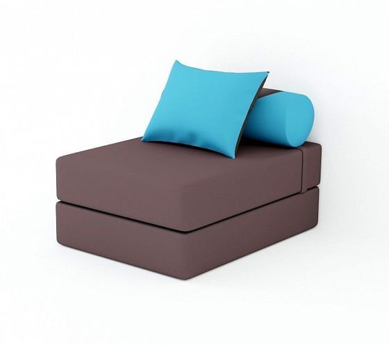 Кресло-кровать "Коста" - Цвет: Neo Dimrose/Neo Azure/Neo Chocolate
