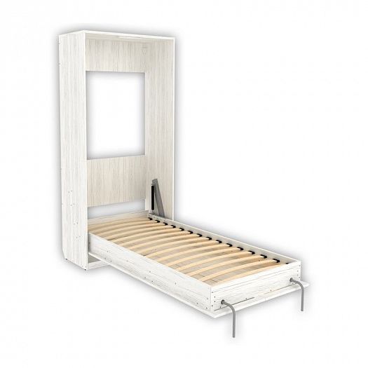 Кровать подъемная 900 мм (вертикальная) Арт. К02 - В раскрытом виде, цвет: Арктика