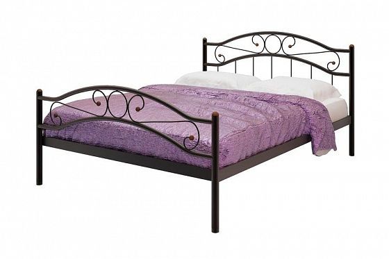 Кровать "Надежда Plus" 1800 мм (ламели) - Цвет: Коричневый
