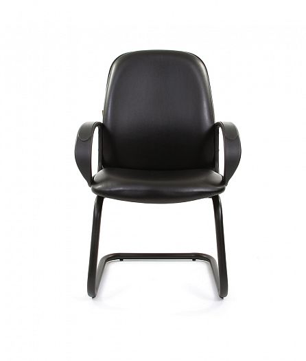 Кресло посетителя "Chairman 279V ЭКО" - Кресло посетителя "Chairman 279V ЭКО", Экокожа черная - вид
