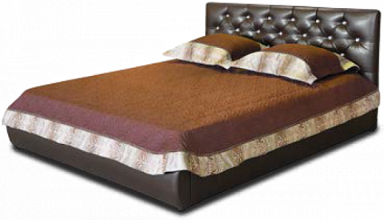 Интерьерная кровать "Валенсия" со стразами или пуговицами (с подъемным механизмом/дно ЛДСП) 1800 мм