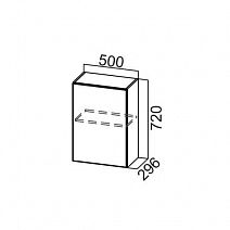 Шкаф навесной 500/720 "Классика" Ш500/720