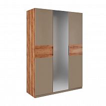 Шкаф 3-х дверный "Рамона" Р 1.0.1 с 1 зеркальной дверью
