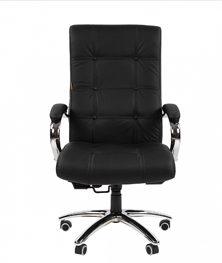 Кресло руководителя "Chairman 424" - Кресло руководителя "Chairman 424", Кожа черная - вид 2