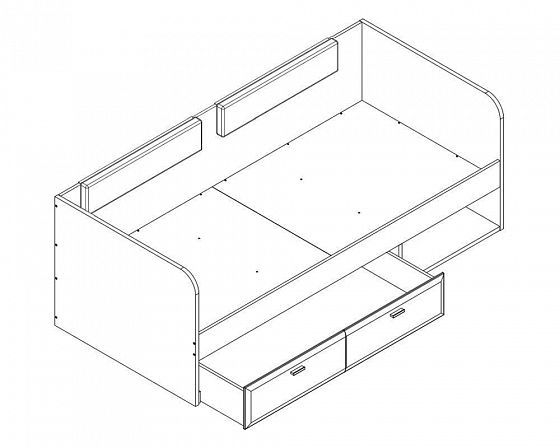 Кровать 900 "GRACE" LOZ90 - Схема