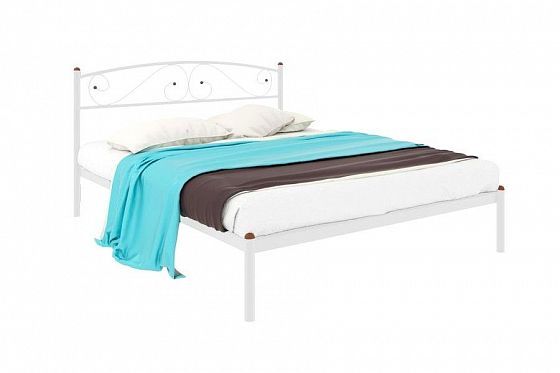 Кровать "Вероника" 1800 мм (ламели) - Цвет: Белый