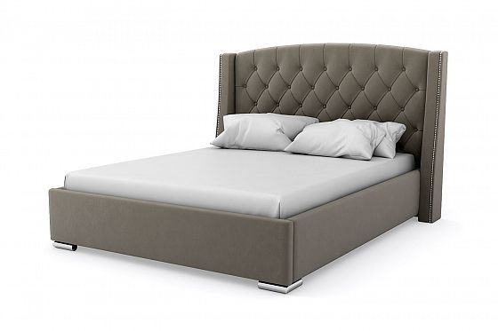 Кровать "Bounty LUX" 900 с ламелями - Кровать "Bounty LUX" 900 с ламелями, Цвет: Серый 112
