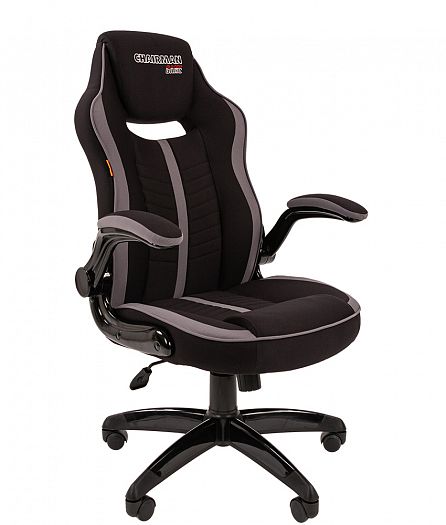 Кресла для геймеров "Chairman GAME 19" - Кресла для геймеров "Chairman GAME 19", Цвет: Ткань серый/Т