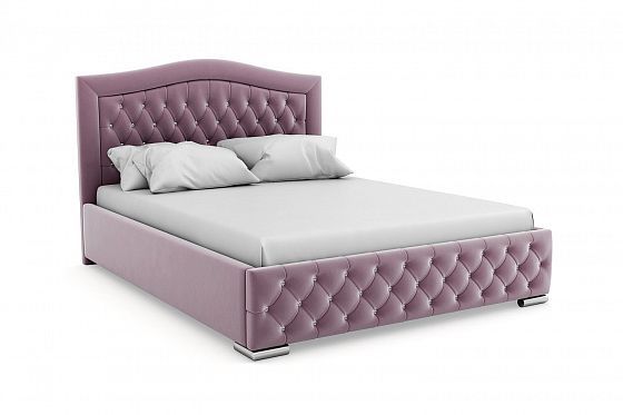 Кровать "Millennium LUX" 900 с ламелями/стразы - Цвет: Сиреневый 108