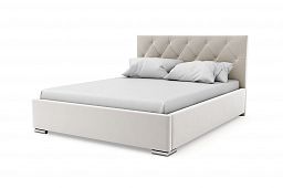 Кровать "Милан" 1600 с ламелями/пуговицы