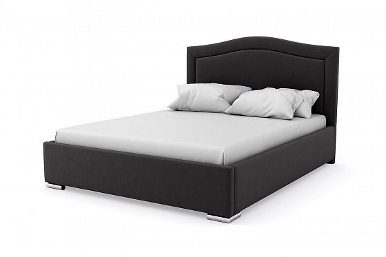 Кровать "Valeri LUX" 1600 с ламелями - Кровать "Valeri LUX" 1600 с ламелями, Цвет: Черный 035