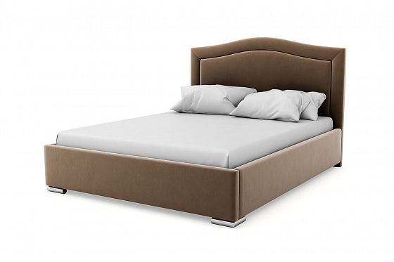 Кровать "Valeri LUX" 1600 с ламелями - Кровать "Valeri LUX" 1600 с ламелями, Цвет: Коричневый 019
