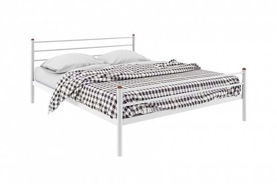 Кровать "Милана Plus" 1200 мм (ламели) - Цвет: Белый