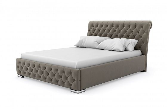 Кровать "Relax" 1600 с ламелями - Кровать "Relax" 1600 с ламелями, Цвет: Серый 112