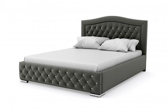 Кровать "Millennium LUX" 900 с ламелями - Кровать "Millennium LUX" 900 с ламелями, Цвет: Серый 012