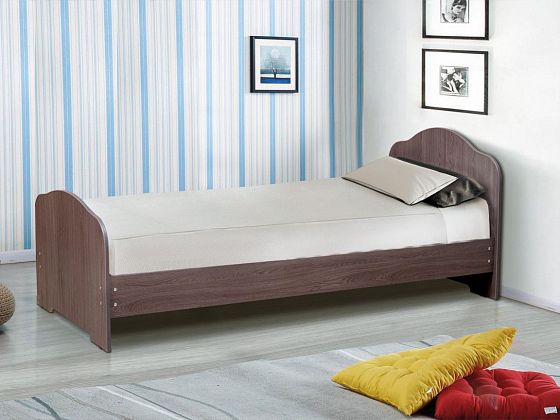 Кровать одинарная на уголках №1 700*2000 мм - Кровать одинарная на уголках №1 700*2000 мм, Цвет: Ясе