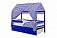**Крыша текстильная для кровати-домика "Svogen" (Цвет: Зигзаги Синие)