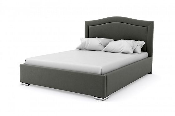 Кровать "Valeri LUX" 1600 с ламелями - Кровать "Valeri LUX" 1600 с ламелями, Цвет: Серый 012