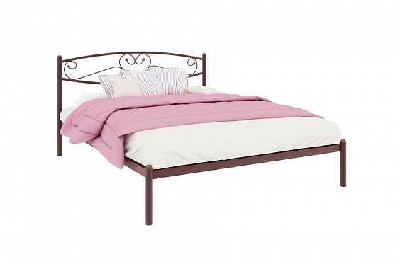 Кровать "Каролина" 1800 мм (ламели) - Цвет: Коричневый