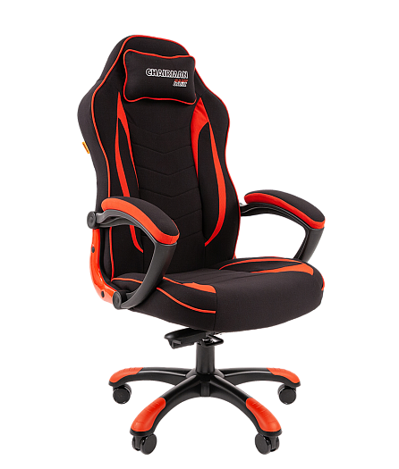 Кресла для геймеров "Chairman GAME 28" - Кресла для геймеров "Chairman GAME 28", Цвет: Ткань красный