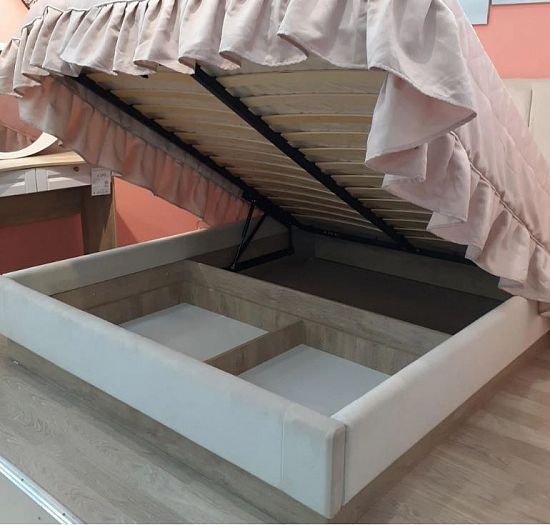 Кровать "Богуслава" М14 1400*2000 мм с подъемным механизмом - Короб под кроватью