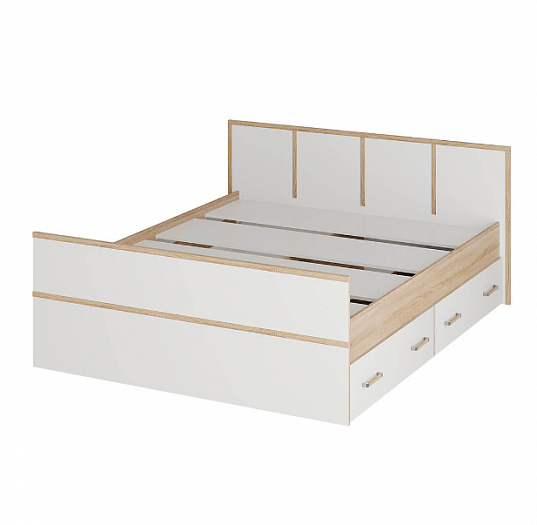 Кровать "Сакура" 1600 мм - Кровать Сакура в интерьере