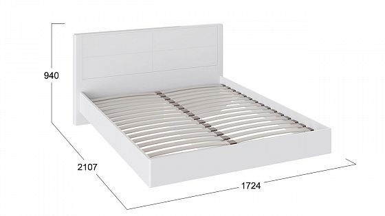 Кровать "Наоми" 1600 + спинка кровати - размеры