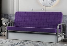 Диван-кровать "Мадлен-4 ЯМС" (Фиолетовый велюр)