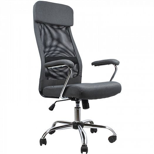 Кресло офисное "Flight EX-540" (ткань) - Кресло офисное "Flight EX-540" (ткань), Цвет: Серый