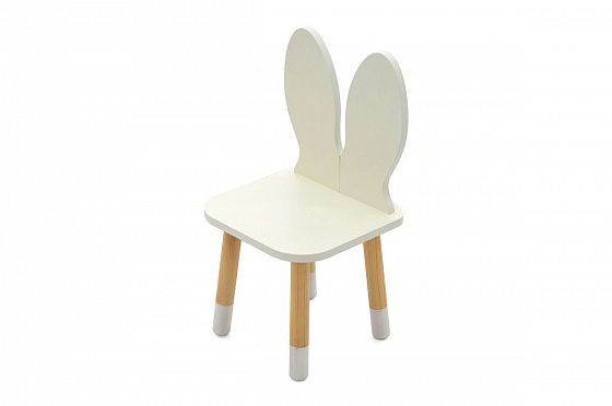 Детский стул "Stumpa зайчик" белый - Детский стул "Stumpa зайчик" белый, Цвет: Белый