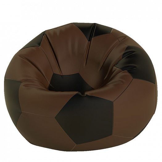 Кресло-мешок "Мяч 80" - Цвет: Оксфорд Коричневый/Черный