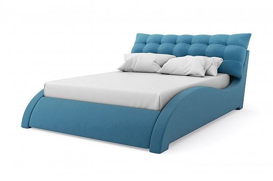 Кровать "Oscar" 1800 с ламелями - Кровать "Oscar" 1800 с ламелями, Цвет: Синий 115