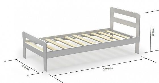 Кровать "В-3" 900 мм - схема