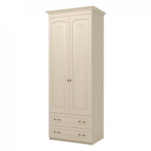 Шкаф 2-х дверный для платья с ящиками "Визит-15" ("Гармония-4")