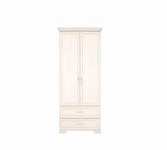 Шкаф 2-х дверный для одежды с ящиком "Венеция" №17