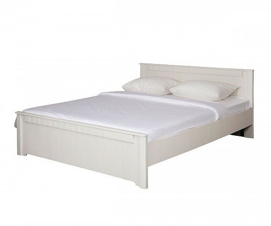 Кровать 1600 "Прованс"  - Цвет: Бодега Белая/Патина Премиум