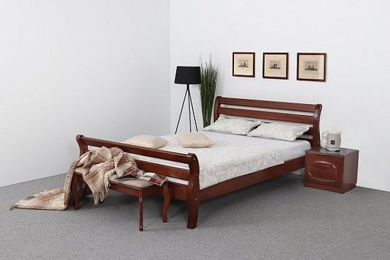 Кровать "Аврора" 1600 - Орех светлый