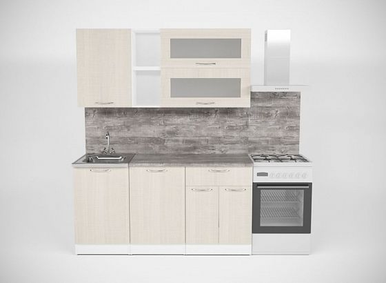 Кухонный гарнитур "Лариса стандарт 3" 1600 мм - Кухонный гарнитур "Лариса стандарт 3" 1600 мм, Цвет: