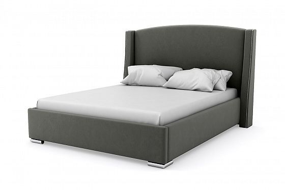Кровать "Bounty" 1600 с ламелями - Кровать "Bounty" 1600 с ламелями, Цвет: Серый 012